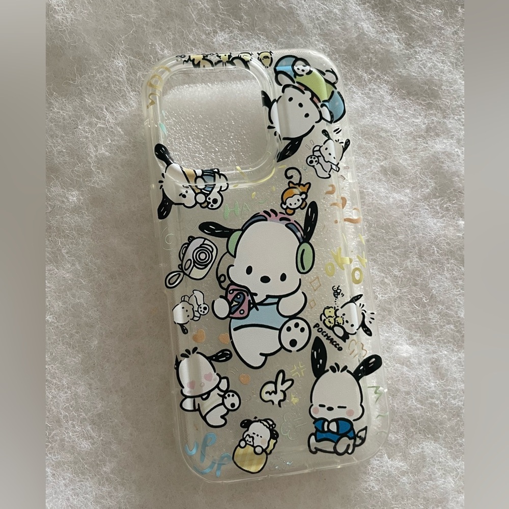 Sanrio iPhone 16 pro Cute Character Clear Phone Case